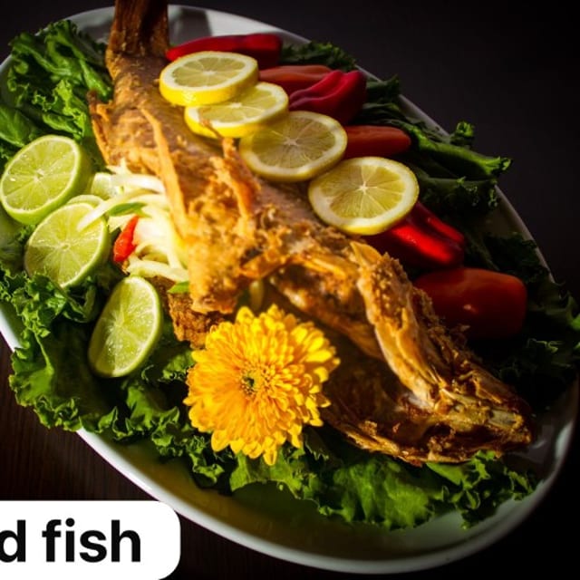 Fried Fish Snapper.